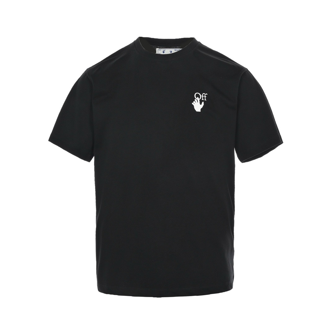 1:1 black with pink printing tshirt