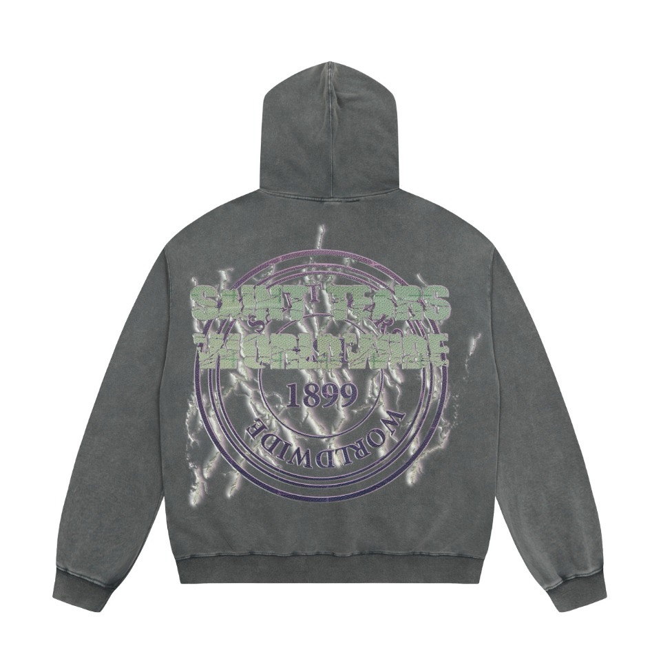 1:1 Washing grey color hoodie
