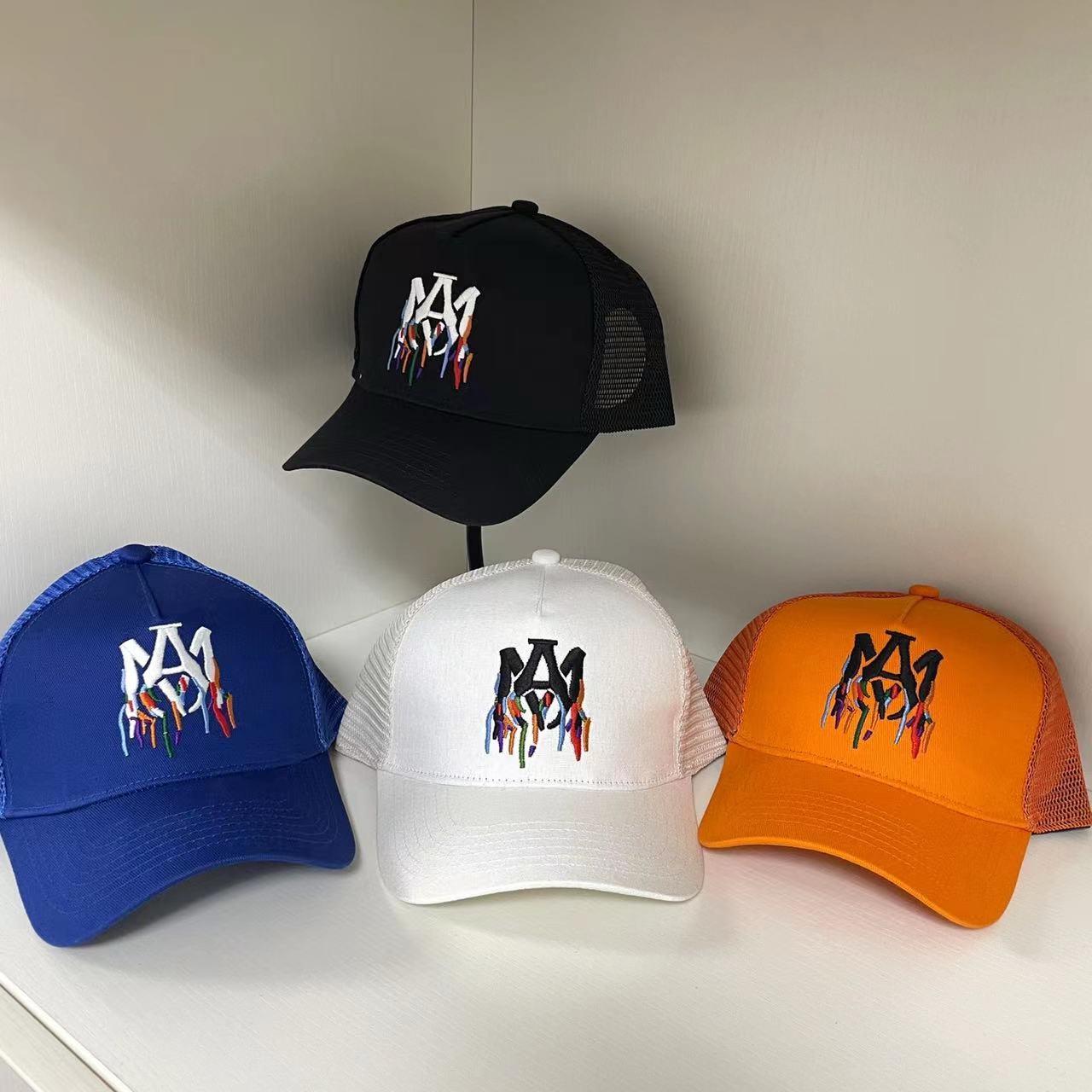 New letter embroidery caps