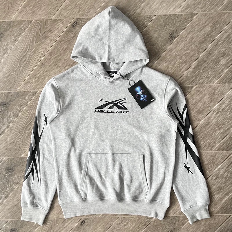 1:1 Grey simple hoodie