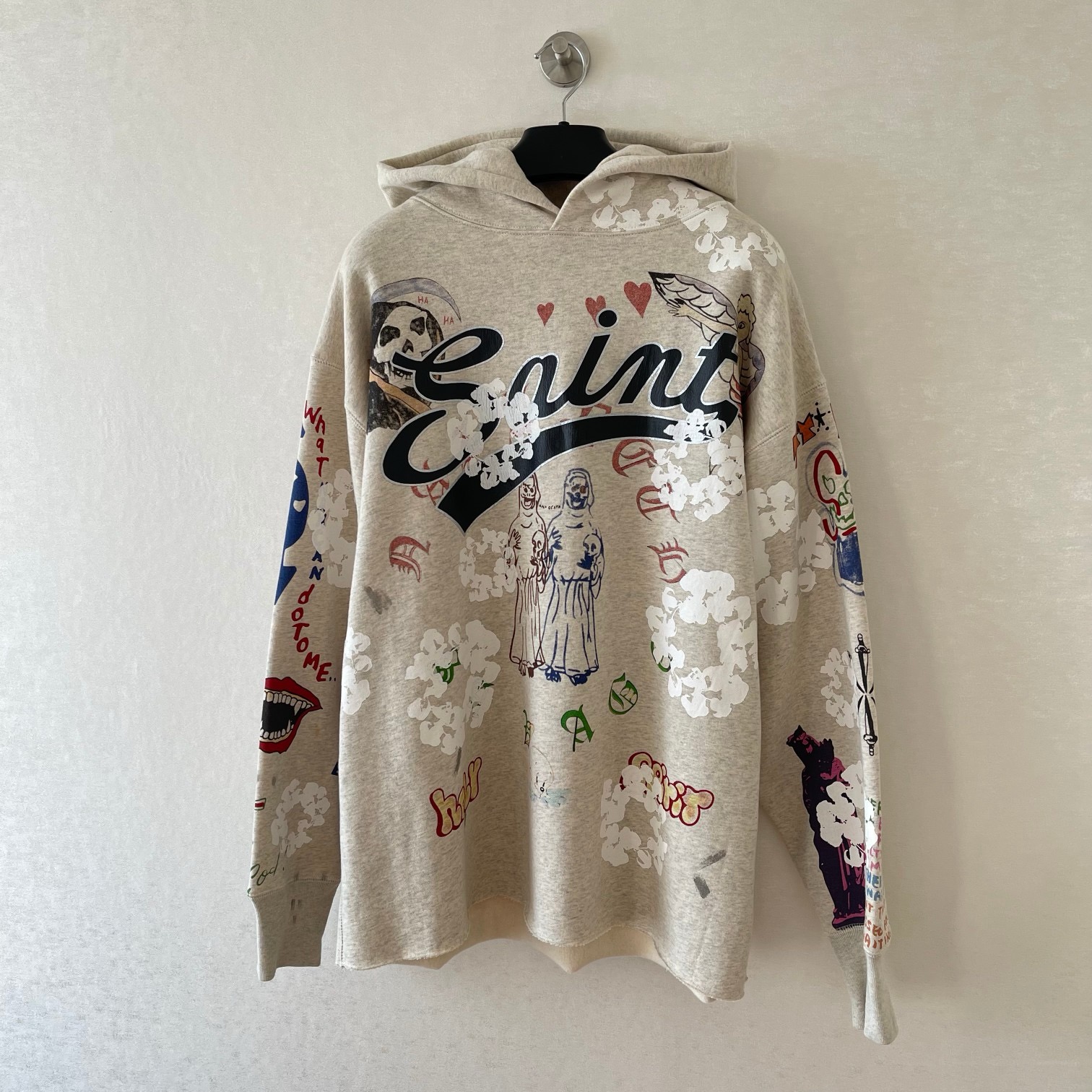 1：1 fleece D & Saint collab hoodie