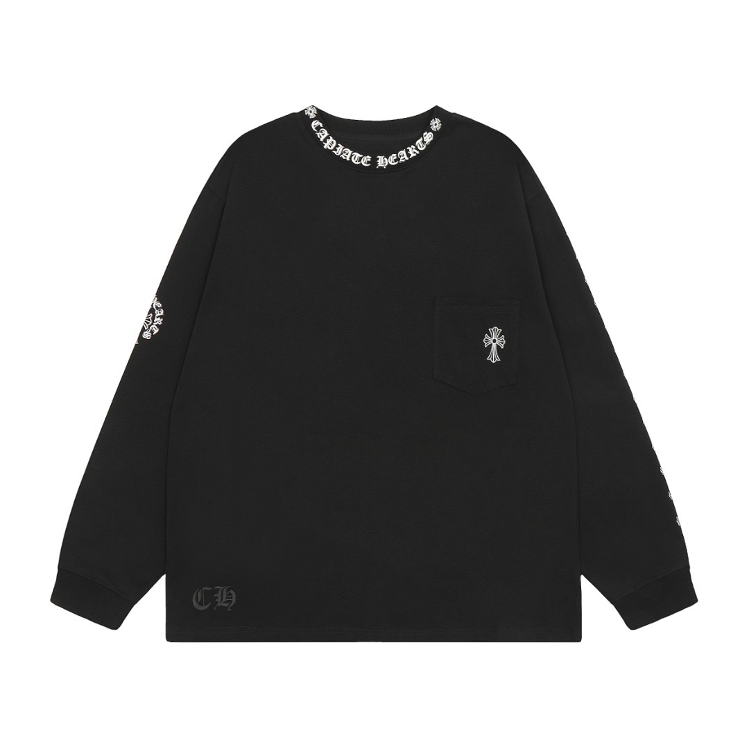 1:1 Black with horse shoe long sleeve