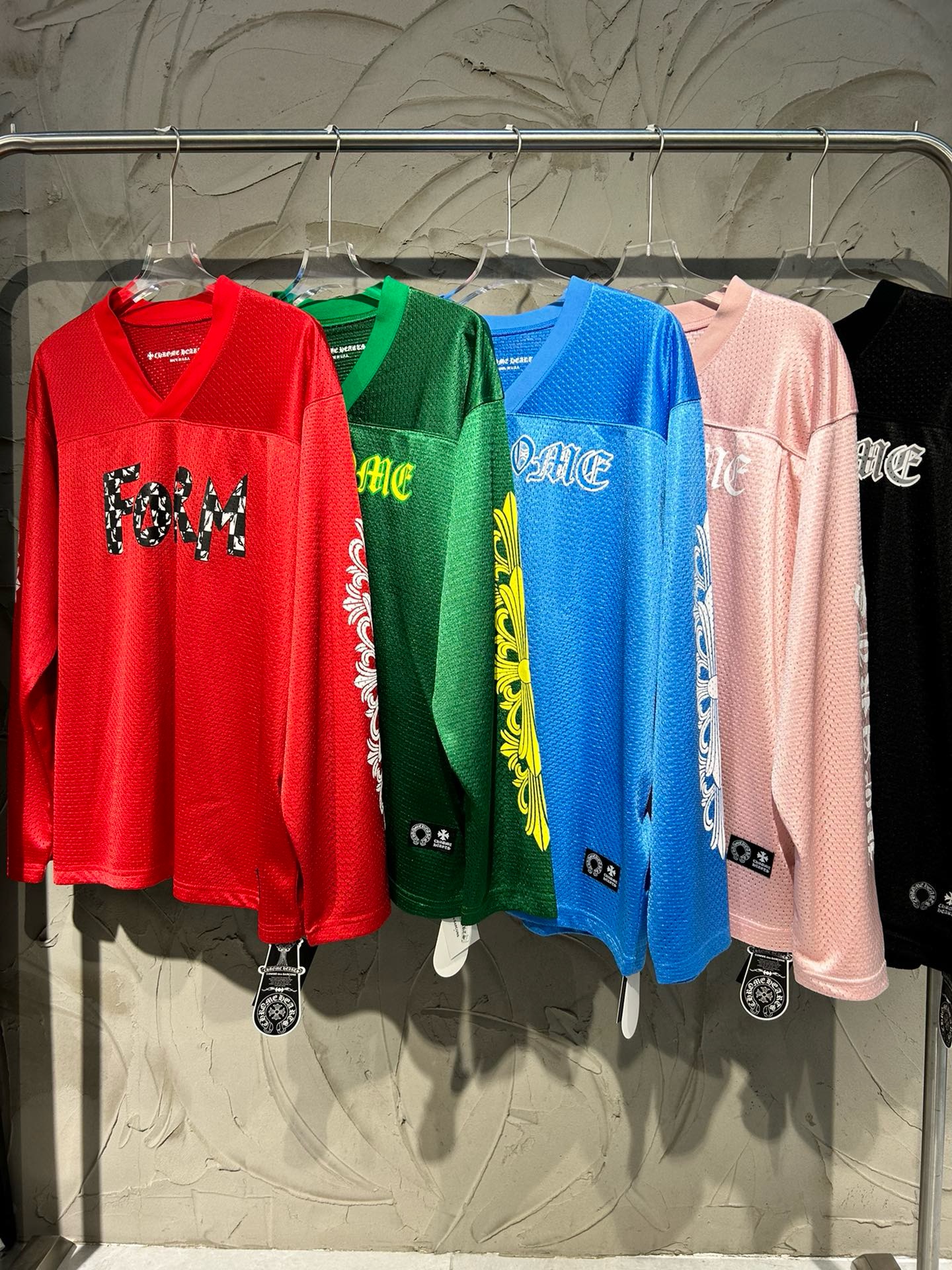 1:1 mesh long sleeve jersey