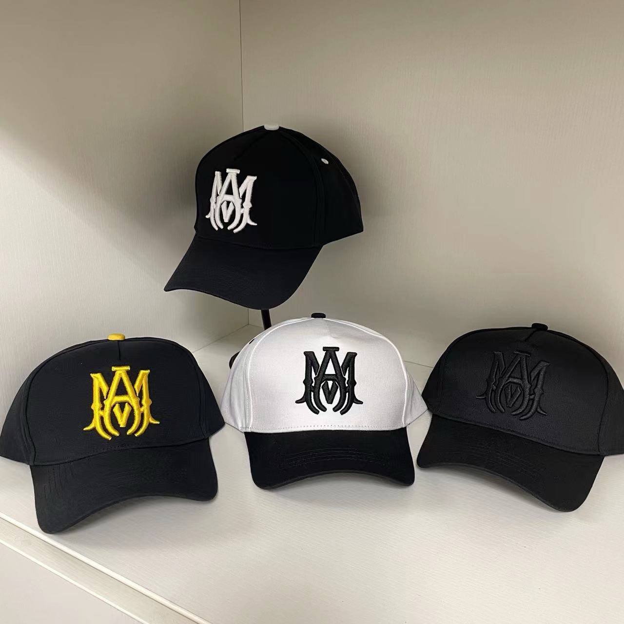 New letter embroidery caps
