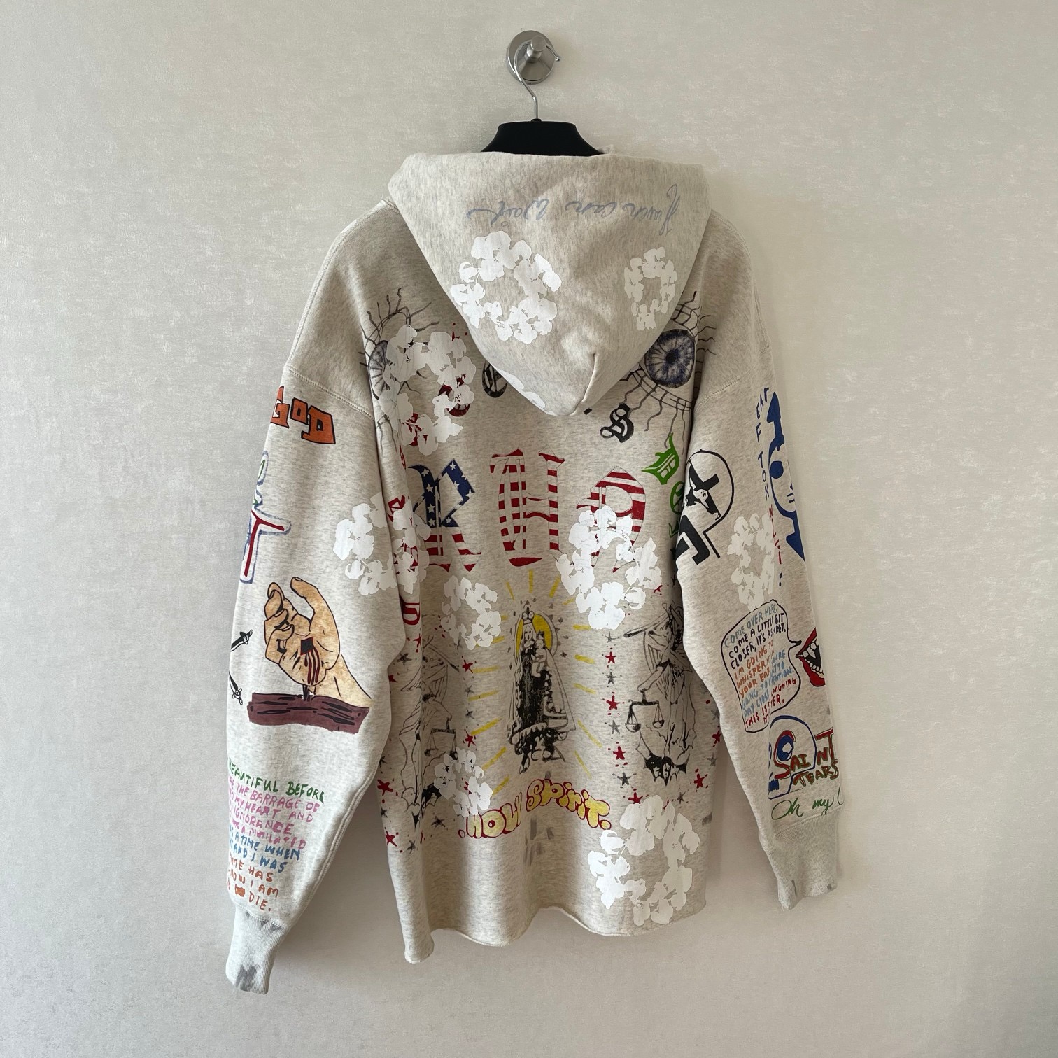 1：1 fleece D & Saint collab hoodie