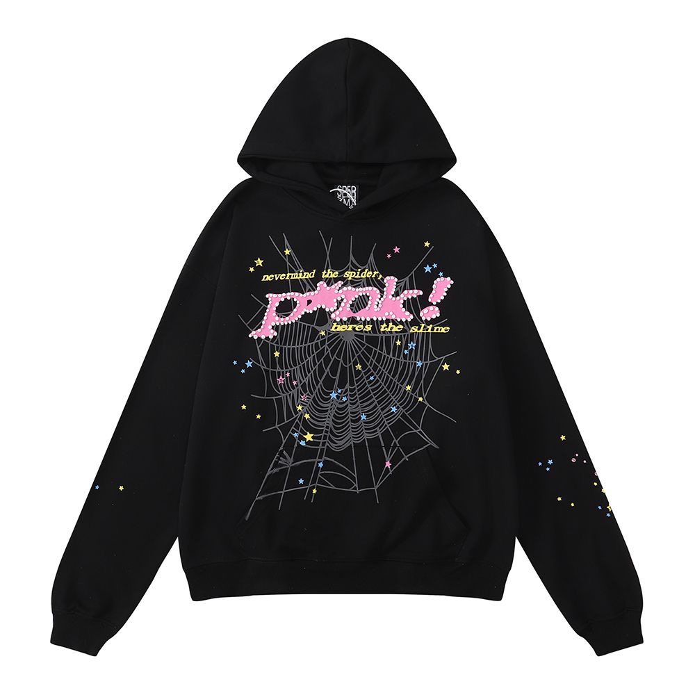 Classic color style puff printing hoodies