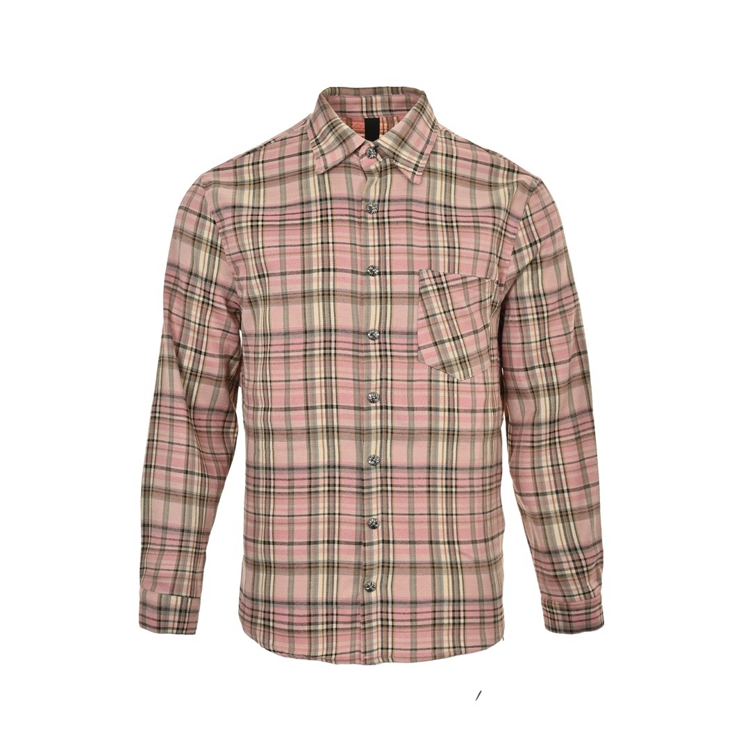 1:1 Pink plaid shirt
