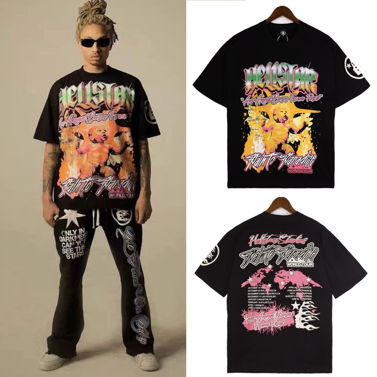 New baby angel printing tshirt