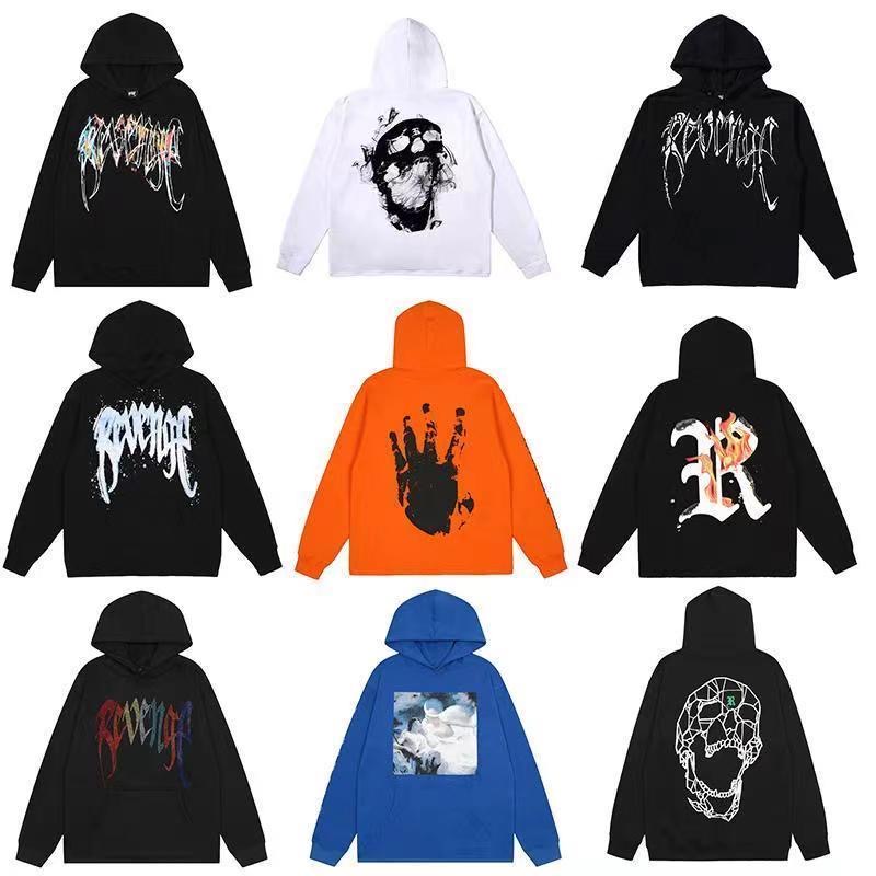 1:1 dragon skull printing hoodies