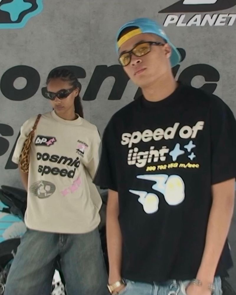 Basic puff printing tshirt