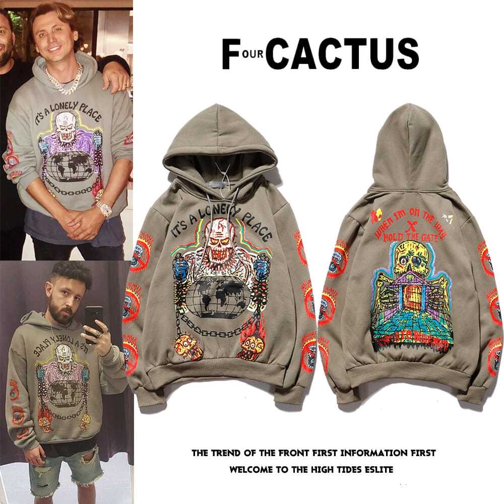 Skull with beautiful printings hoodie
