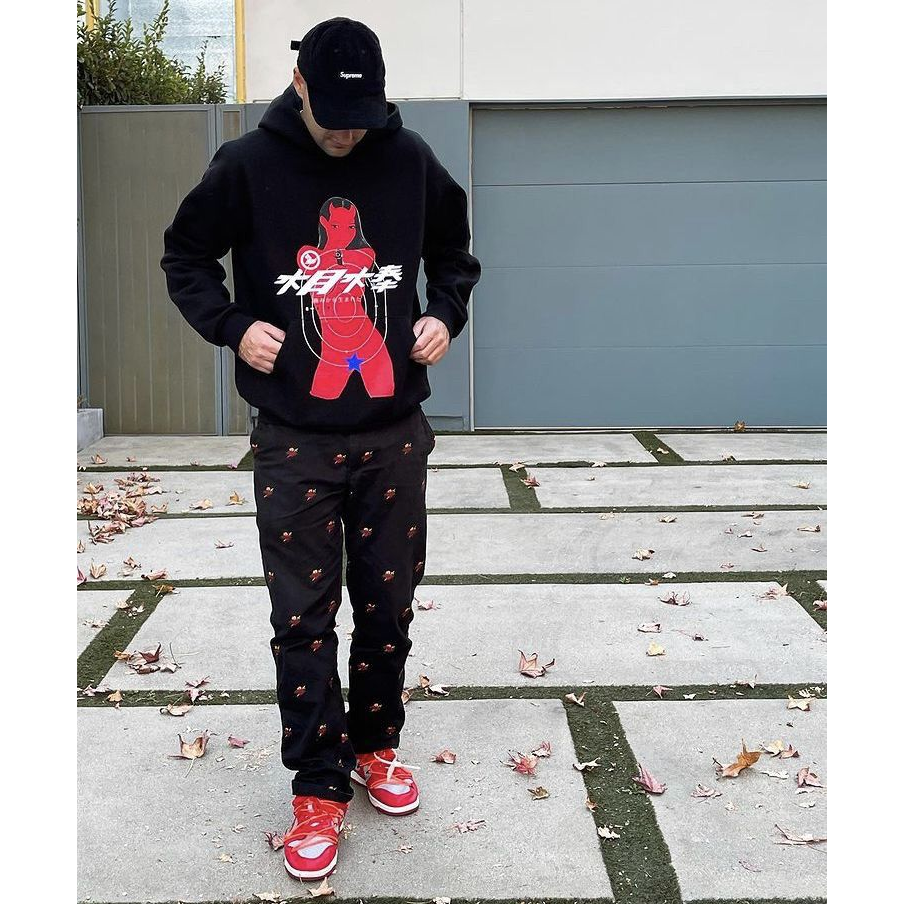 1:1 Red evil born from pain hoodie