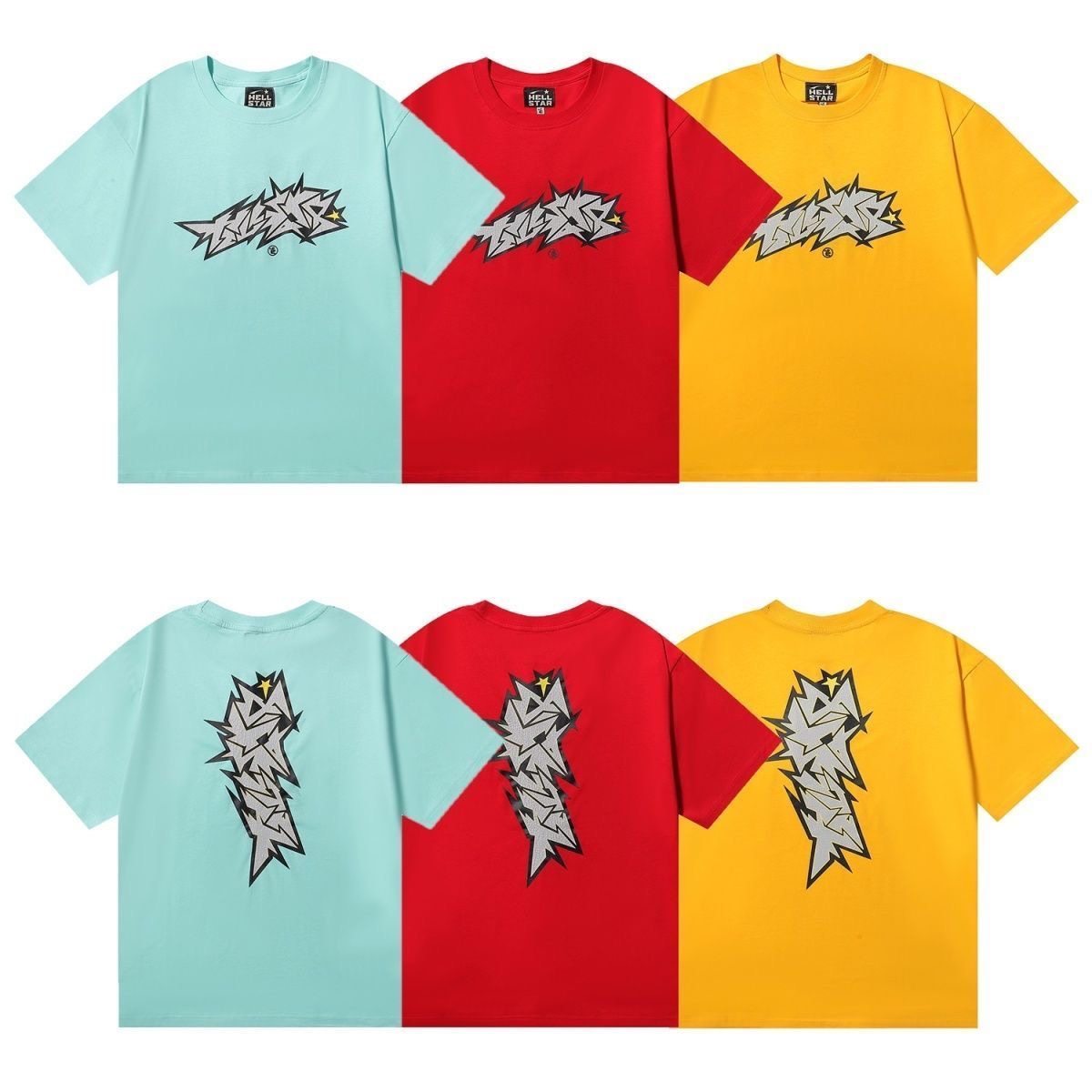 New cracking logo printed cotton tshrit