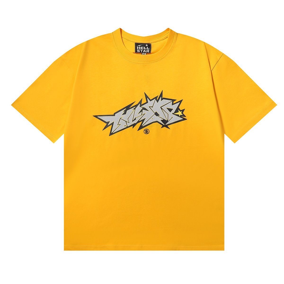 New cracking logo printed cotton tshrit