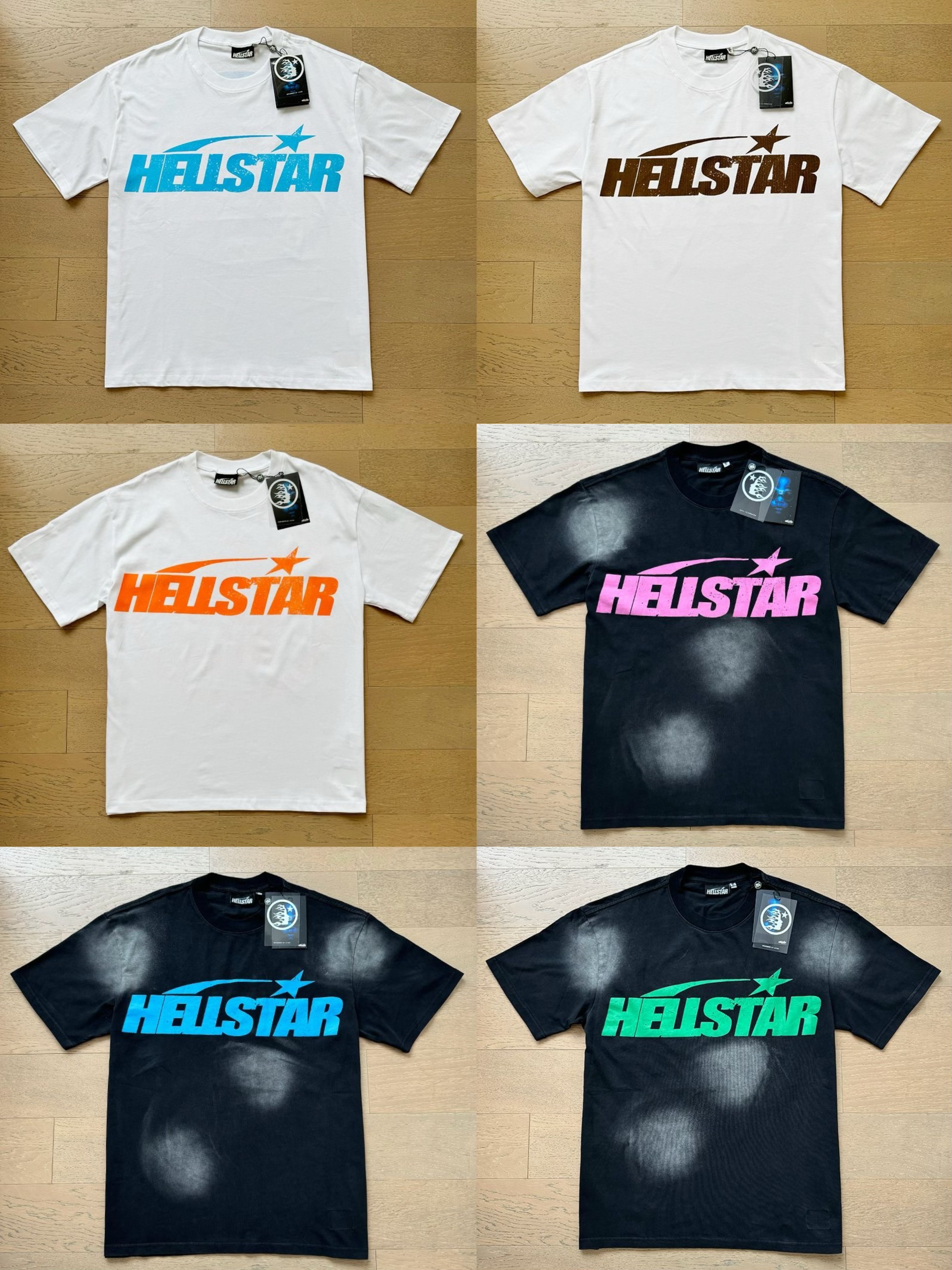 Basic colorful letter printing tshirt