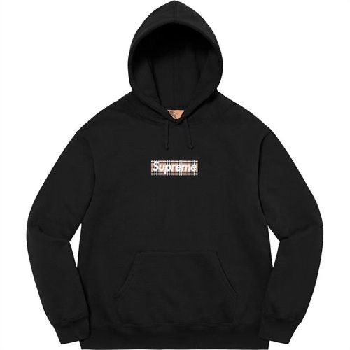 1:1 BB box logo hooded fleece hoodie