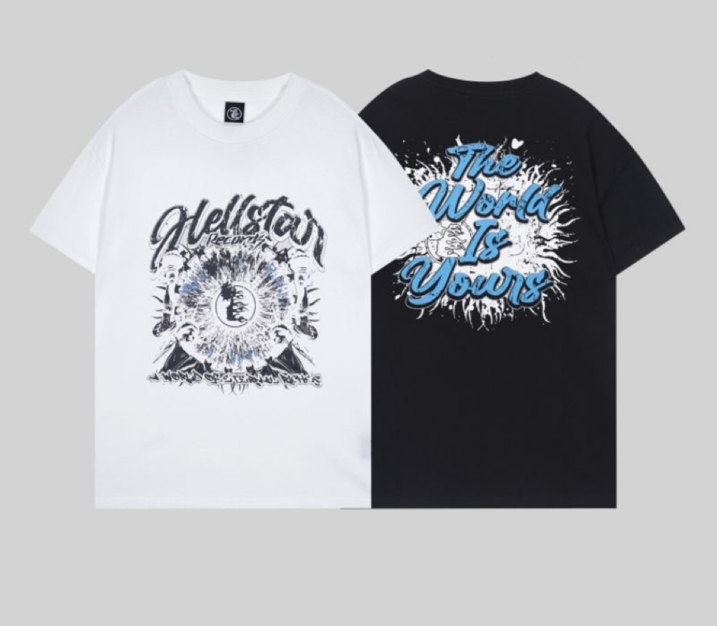 New 2024 blue pupil printing tshirt