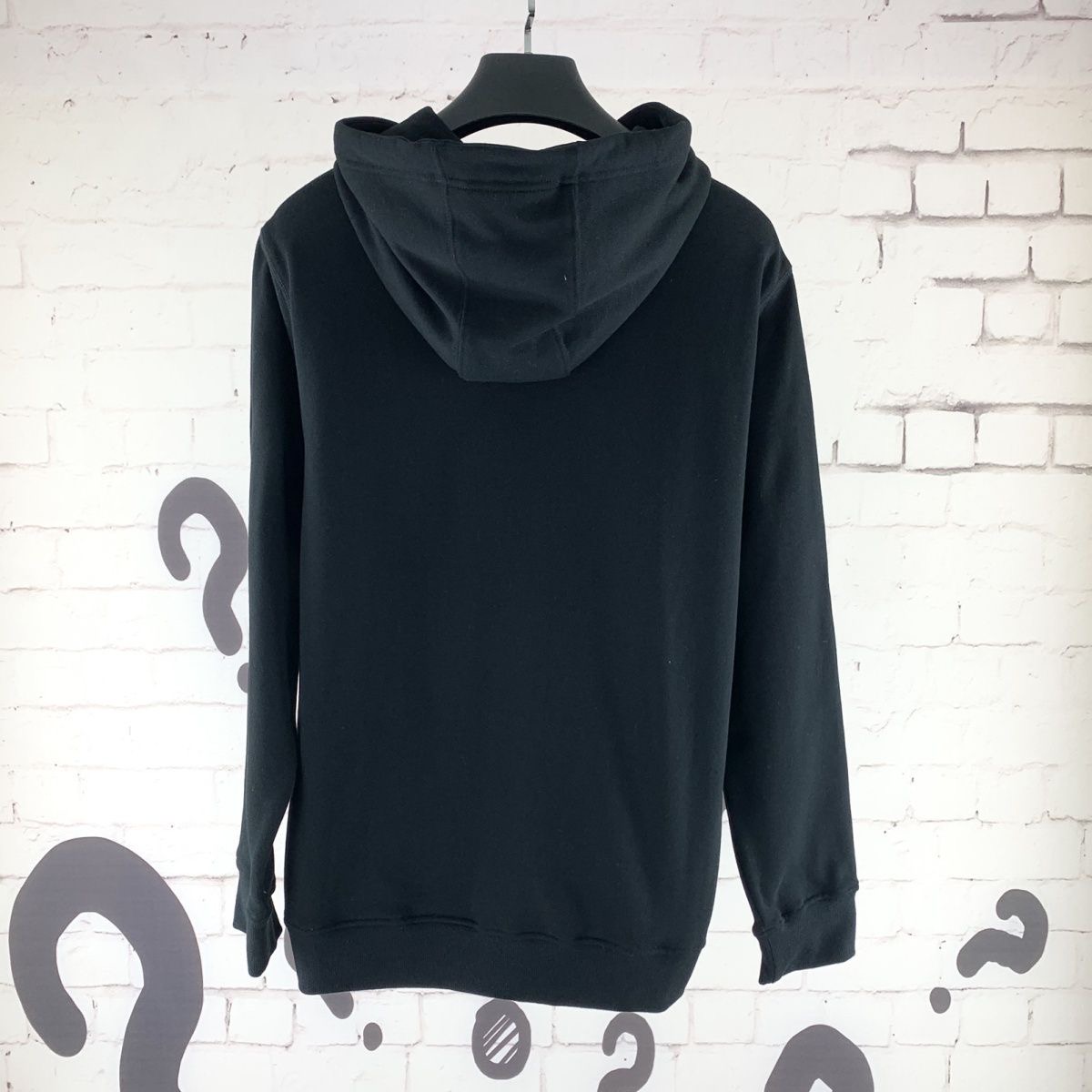 1:1 New pullover drawstring letter triangle pattern hoodie