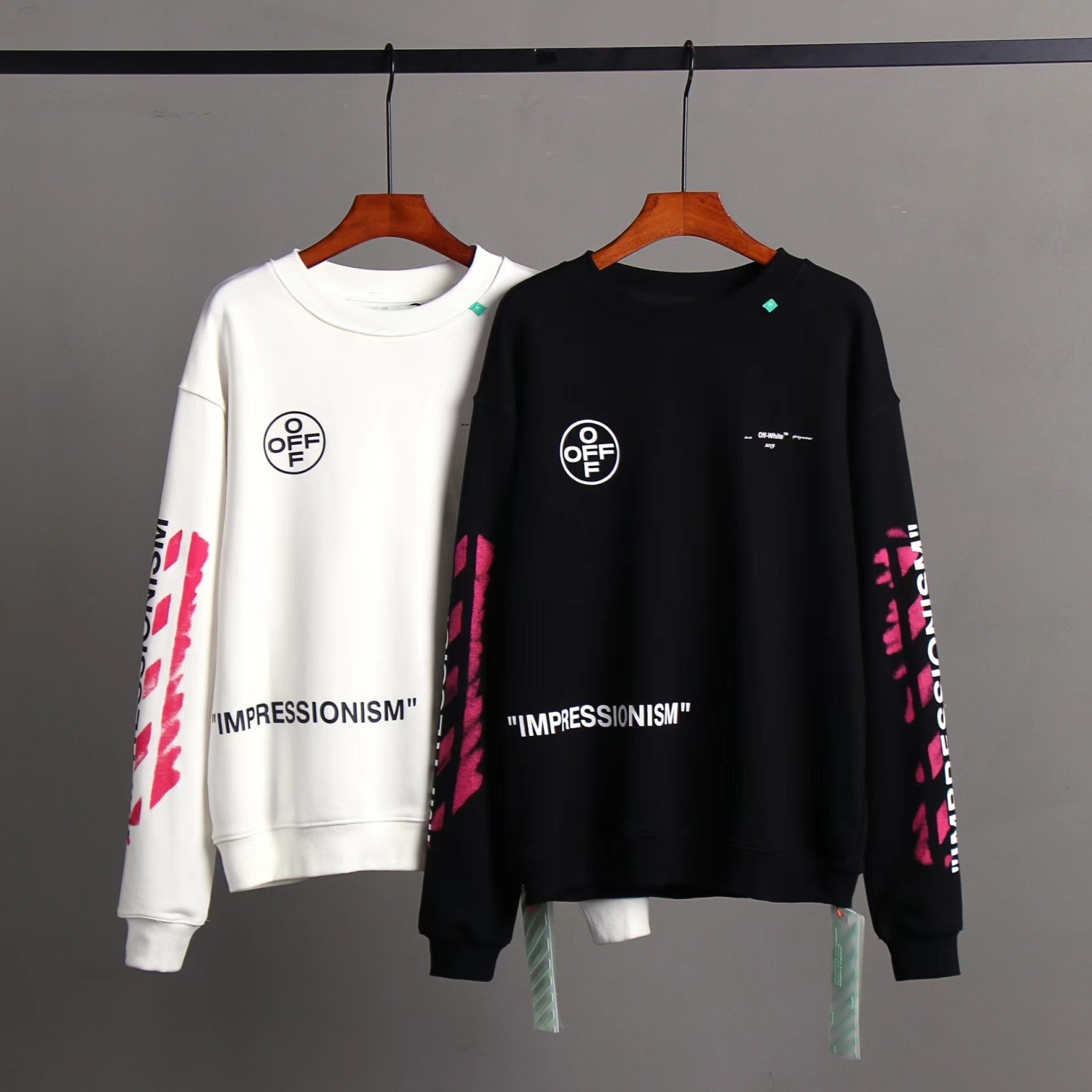 1:1 Tide classic 99 pink digital arrow crewneck