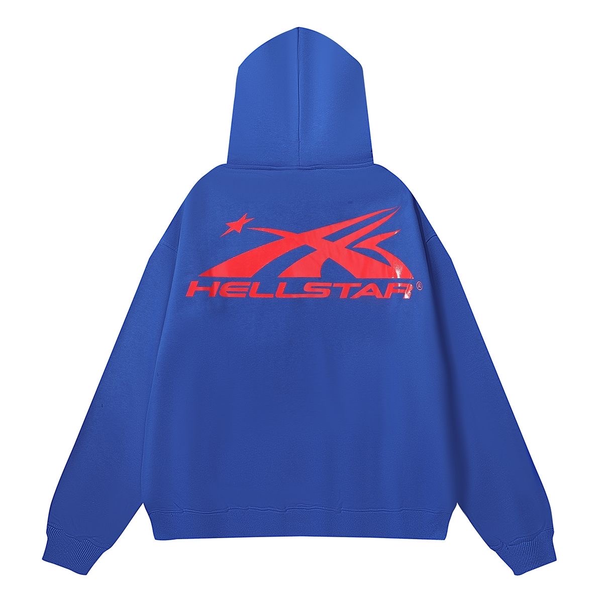 All blue color hoodie