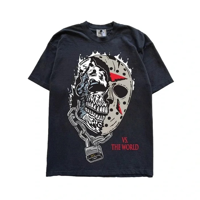 1:1 Black friday night jason mask the 13th tshirt