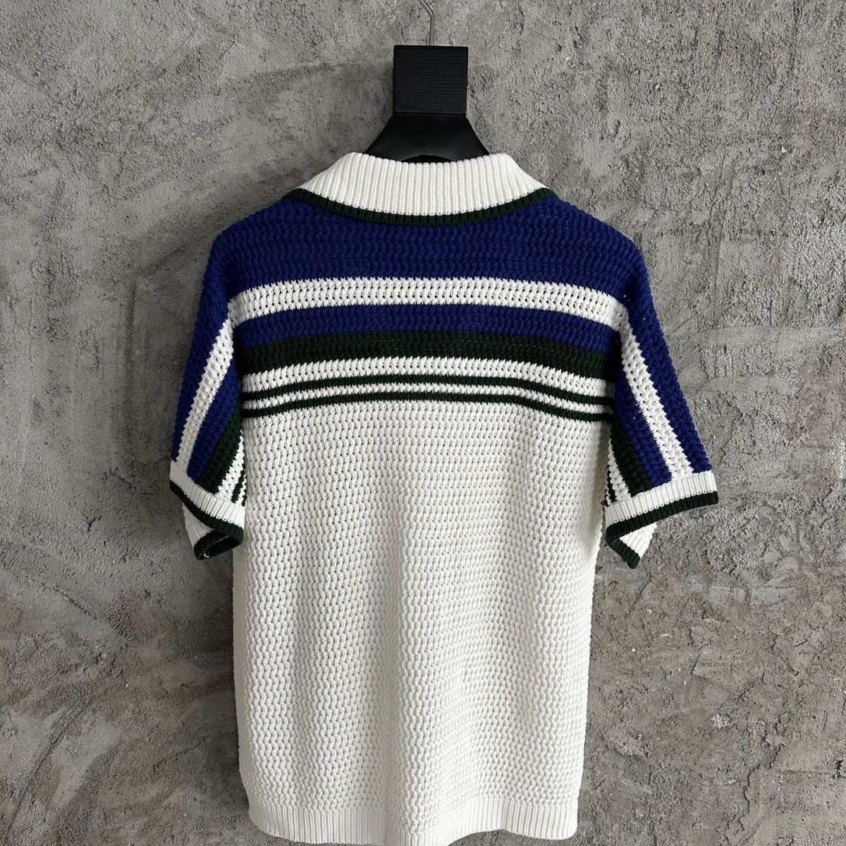 1:1 Pearl button cardigan sutout blockbuster shirt
