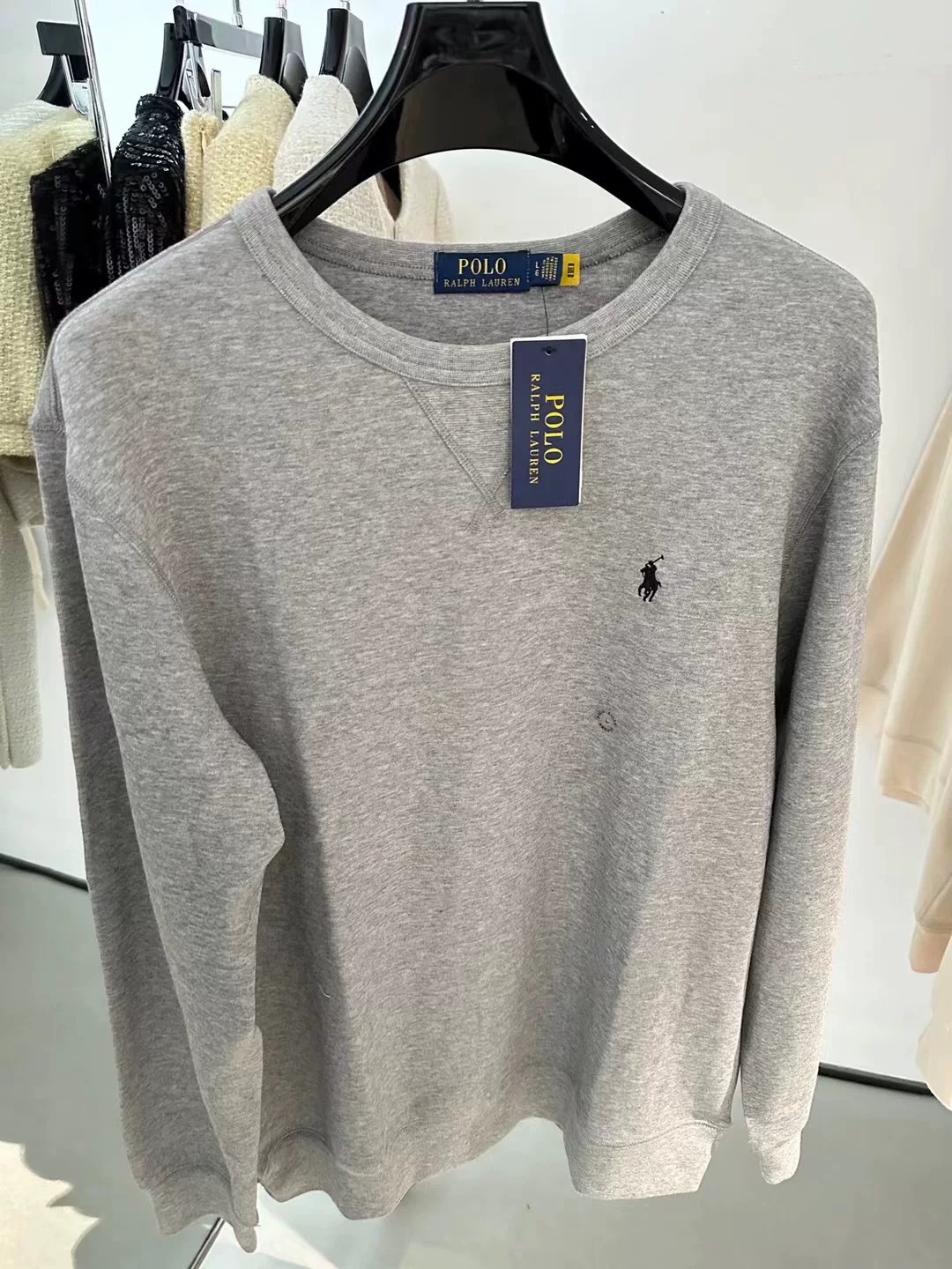 1:1 pure color crewneck
