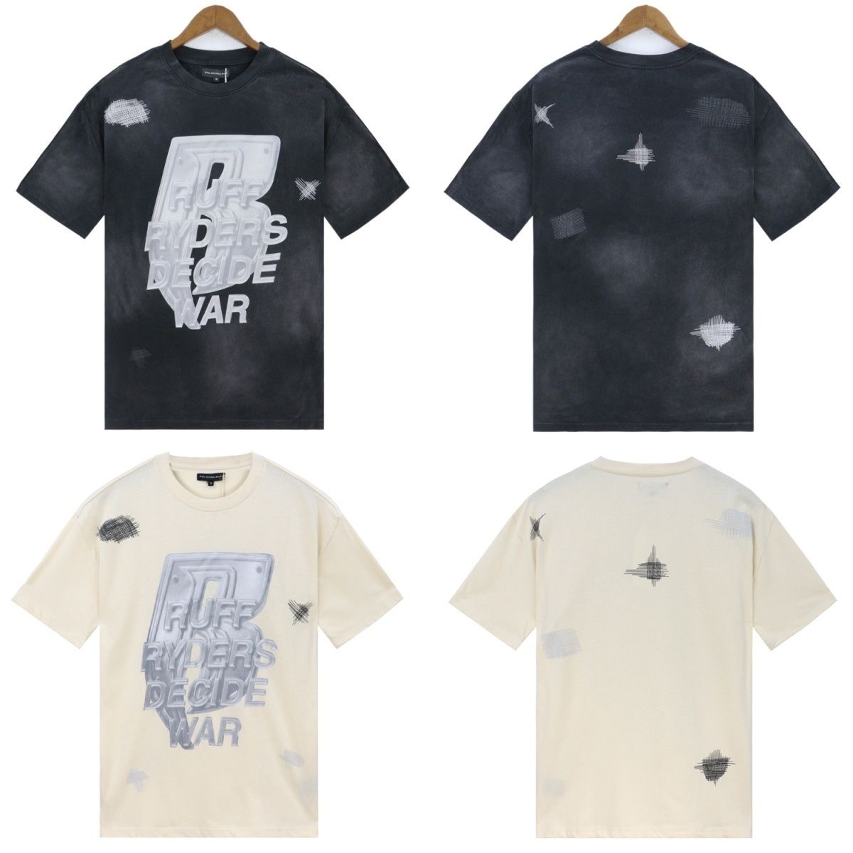 Simple vintage washing design tshirt