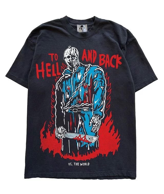 1:1 Black friday night jason mask the 13th tshirt