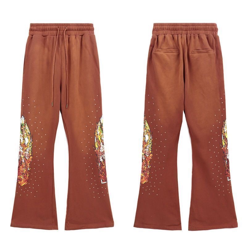 New arrival vintage washing flared pant