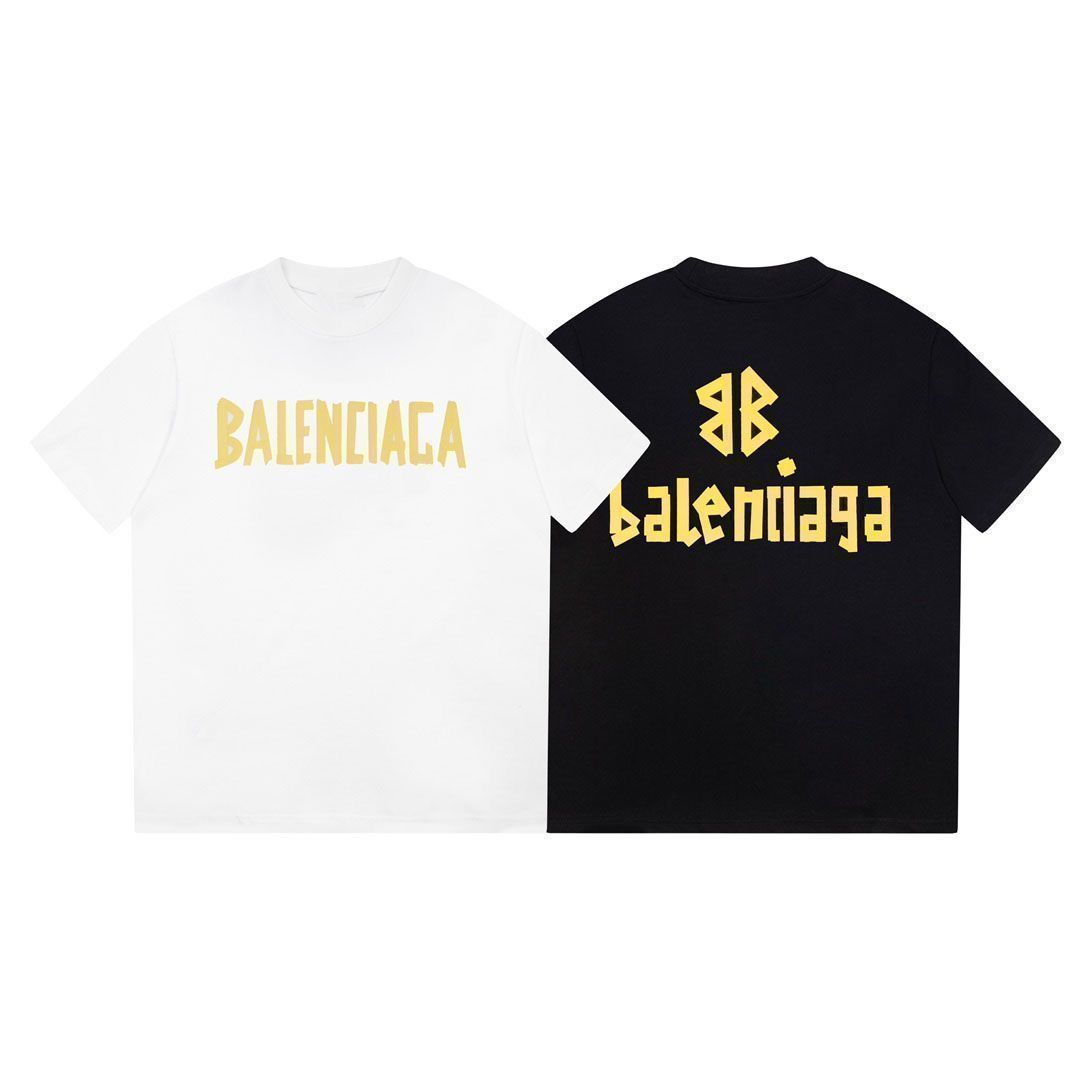 Black white with creaming logo printing tshirt