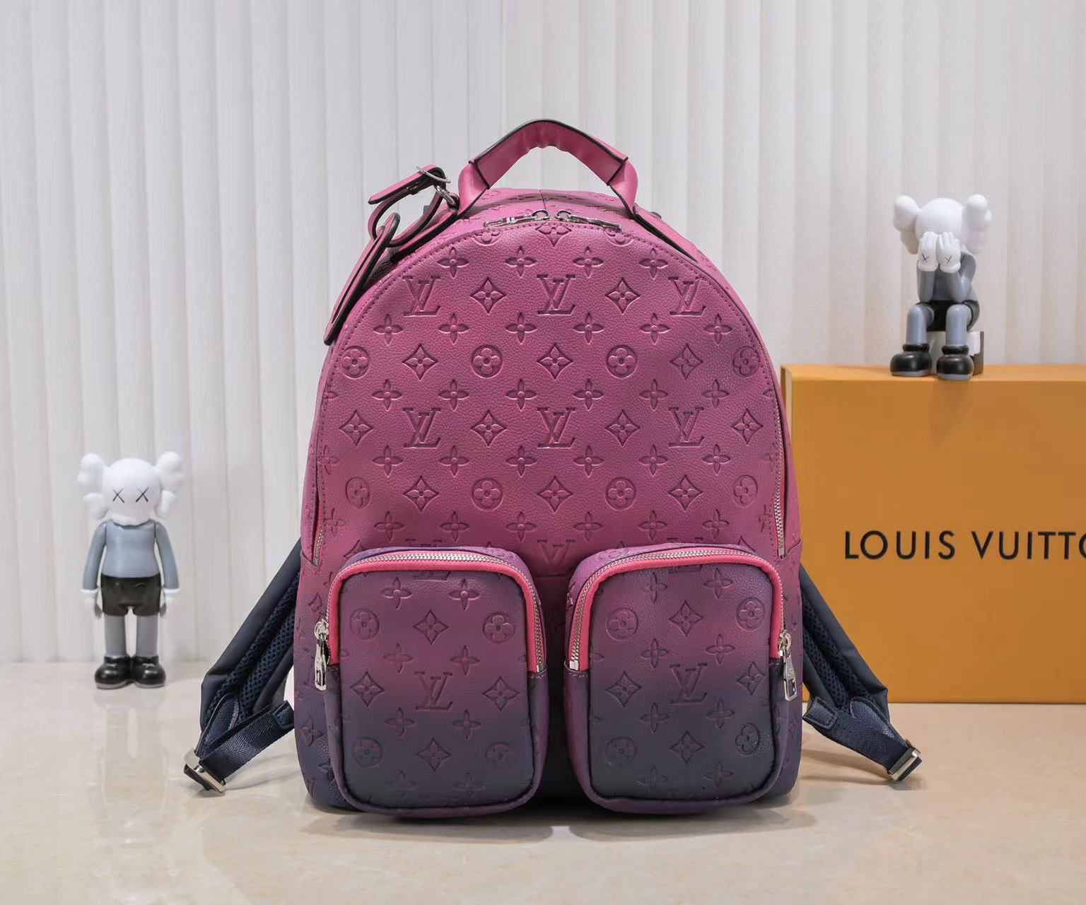 1:1 top quality double colors bagpack