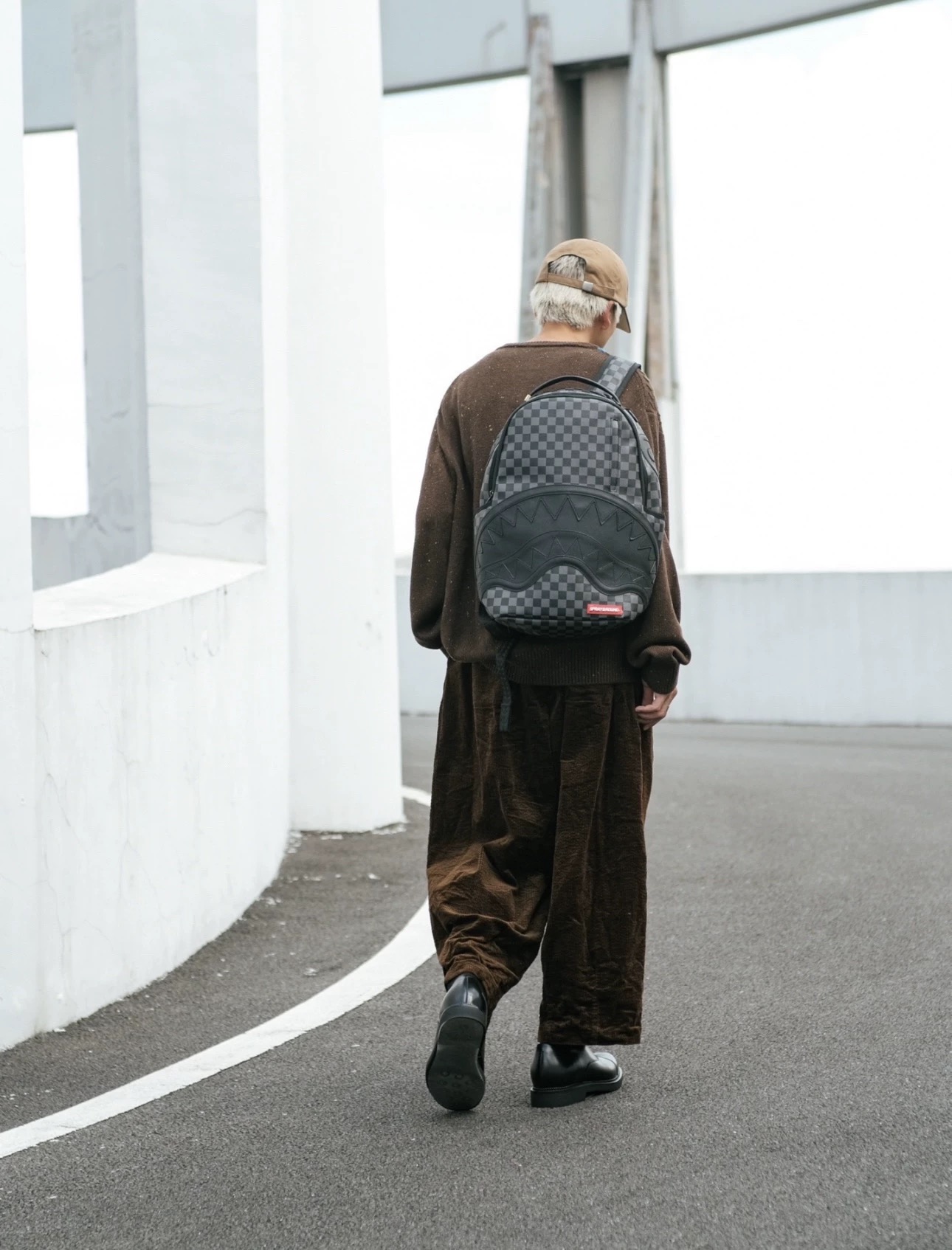 Top quality black bagpack