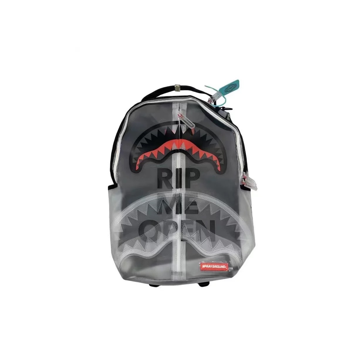 Classic black and clear fashion bagpack