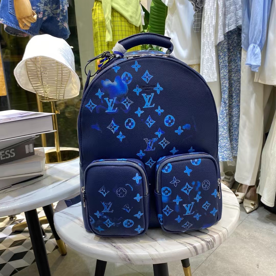 1：1 blue cool top quality bagpack