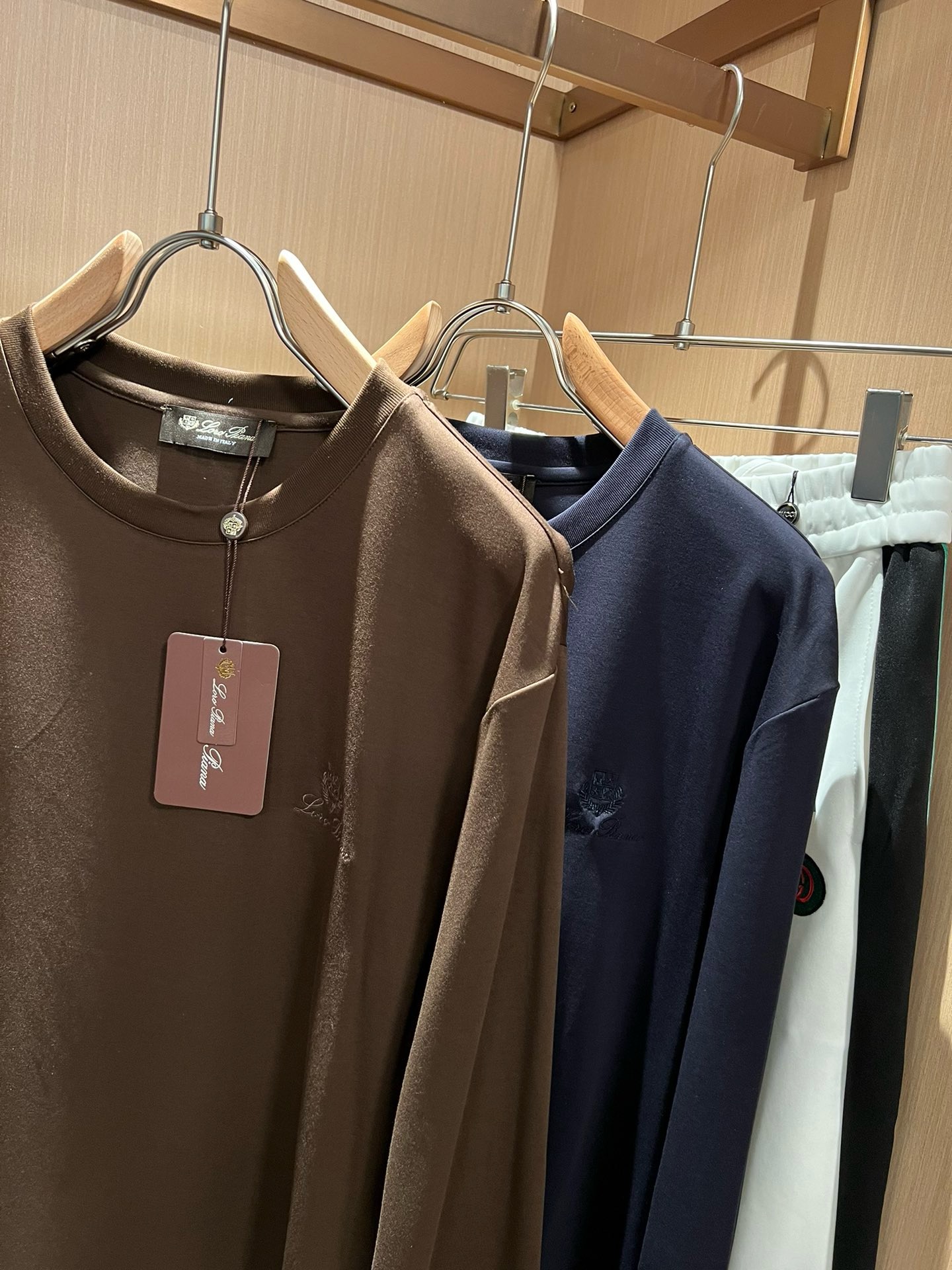 1:1 top quality 2024 new arrival logo embroidery long sleeve