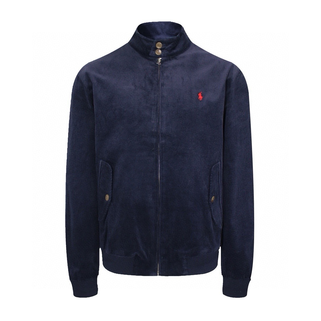 1:1 Dark navy blue corduroy jacket