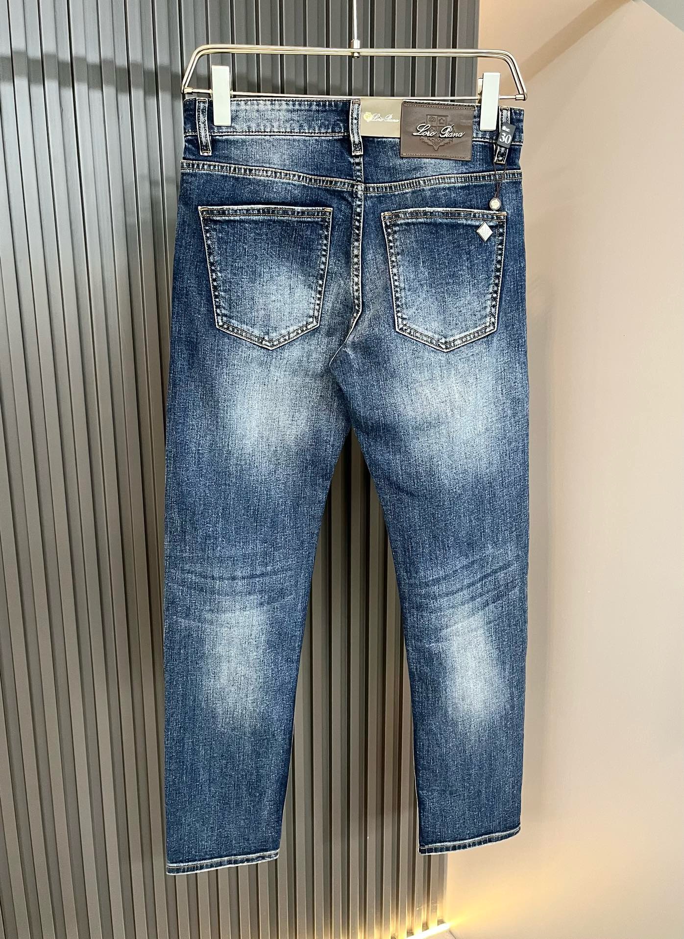 1:1 2024 New pure blood quality cowhide jeans
