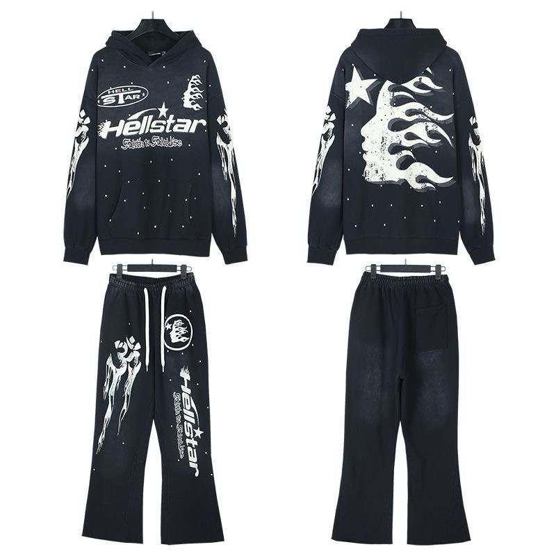 1:1 version washing color tracksuit