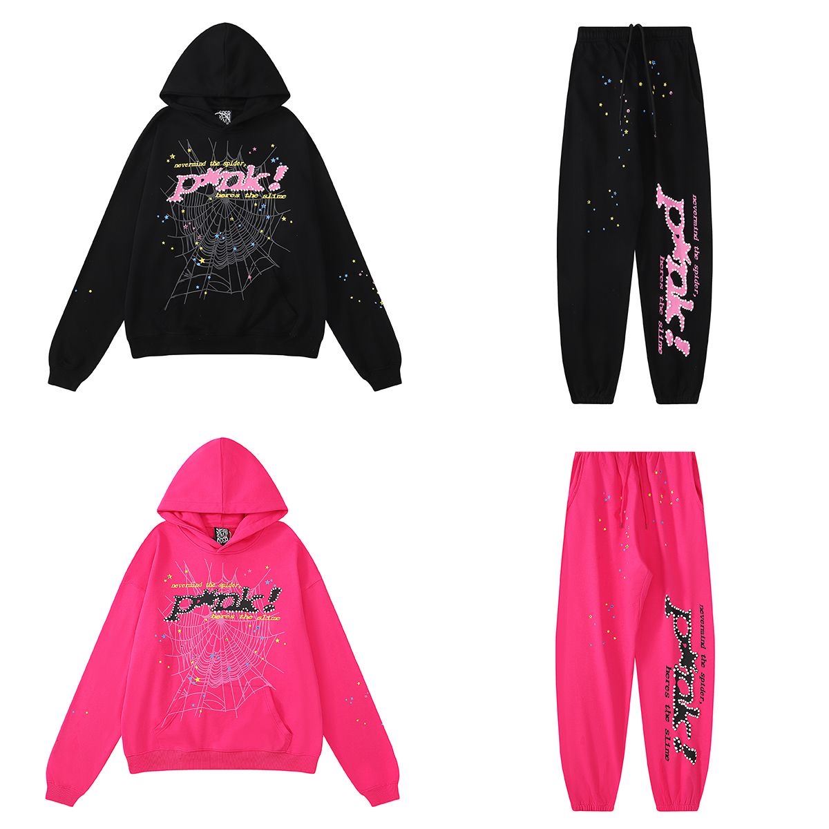 1:1 version with letter logo print tracksuit