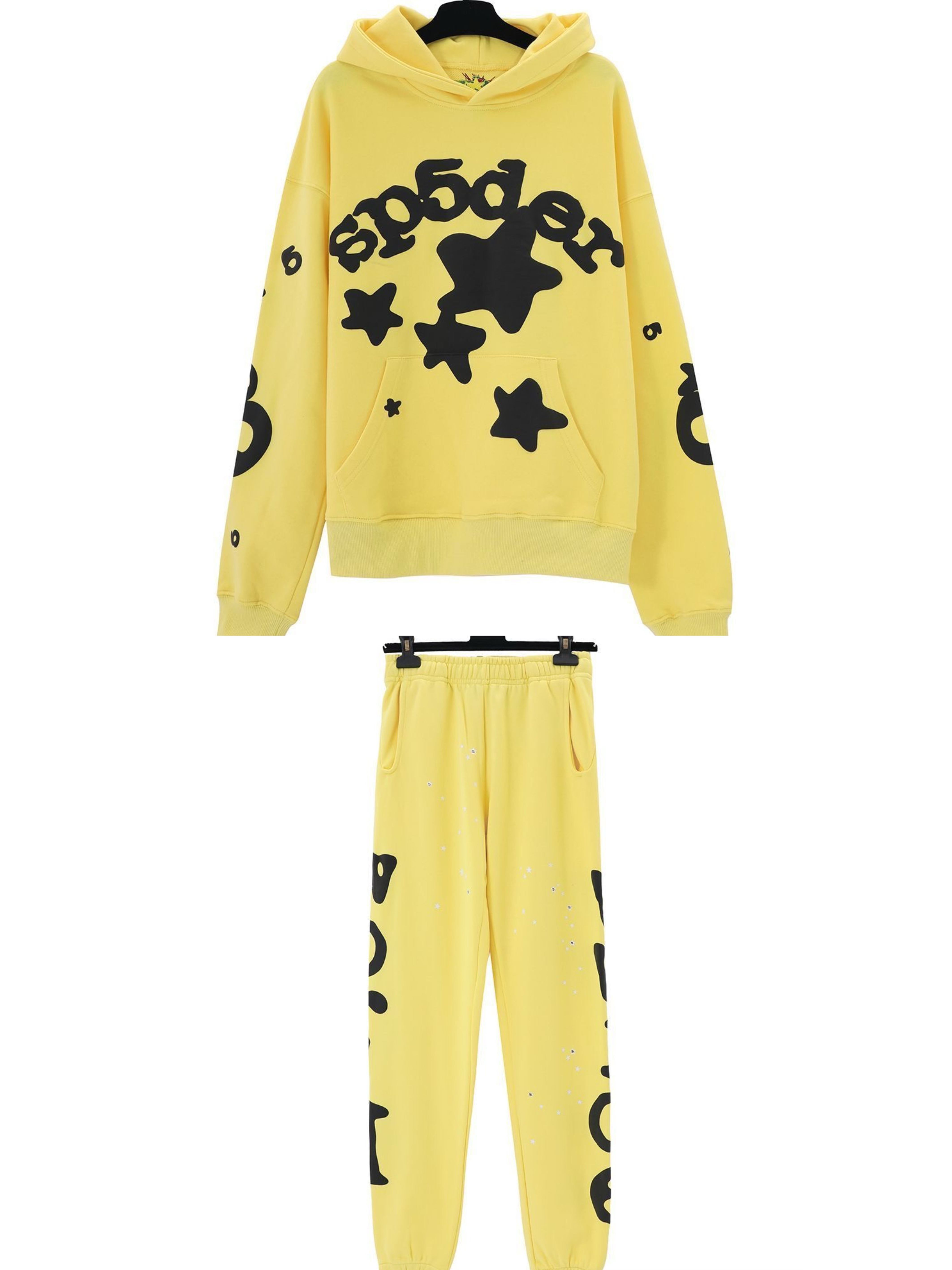 1:1 Top version Simple puff design logo tracksuit