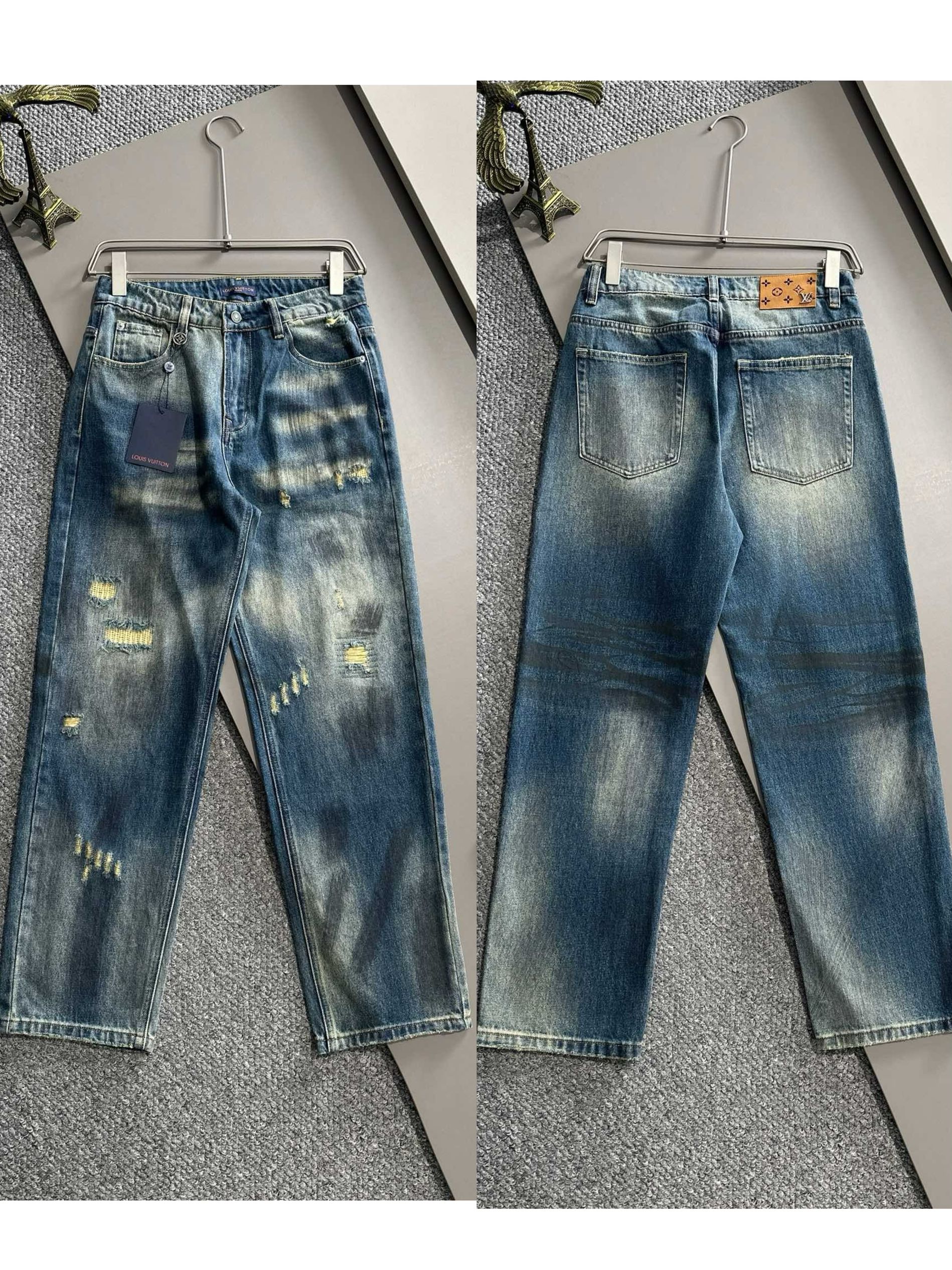 1:1 2024 Fall classic straight leg pants jeans