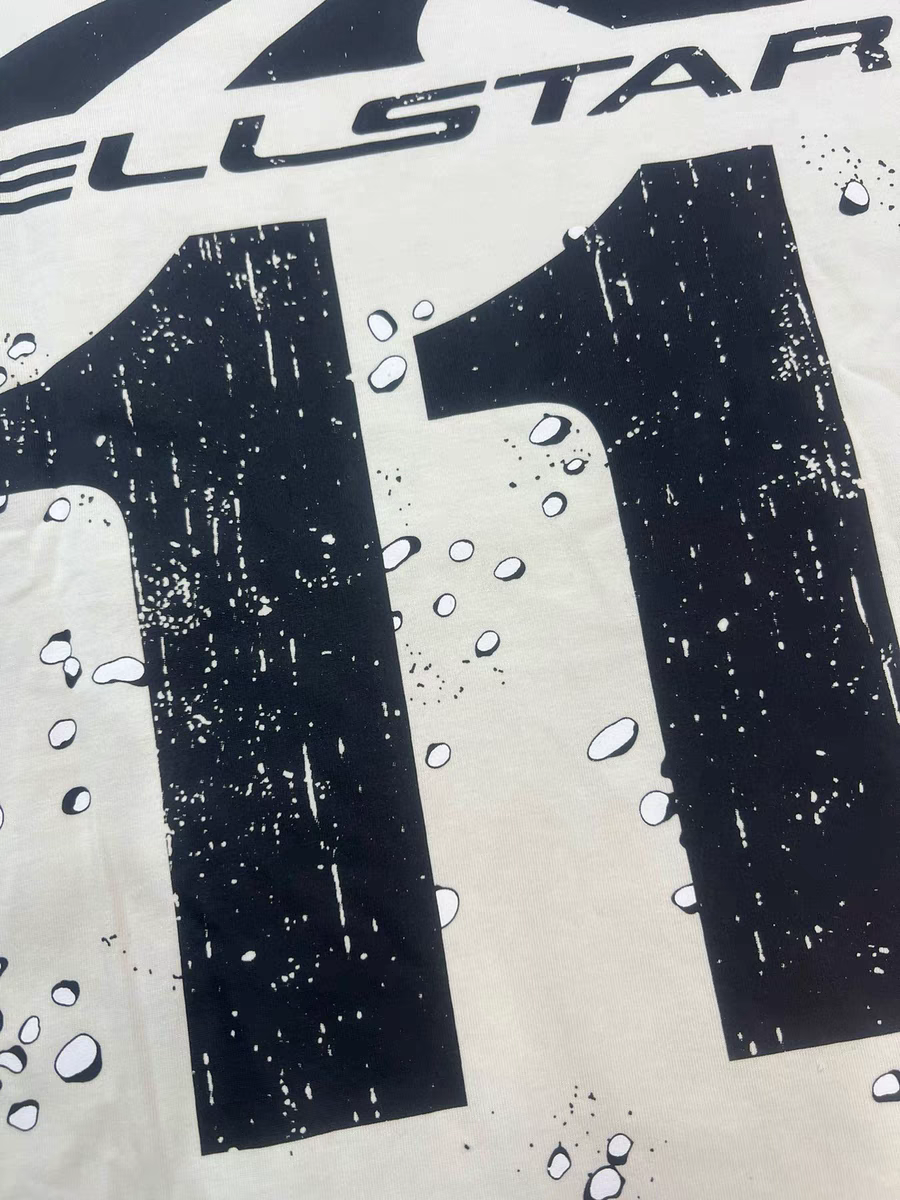 1:1 version white with 11 letters print long sleeve