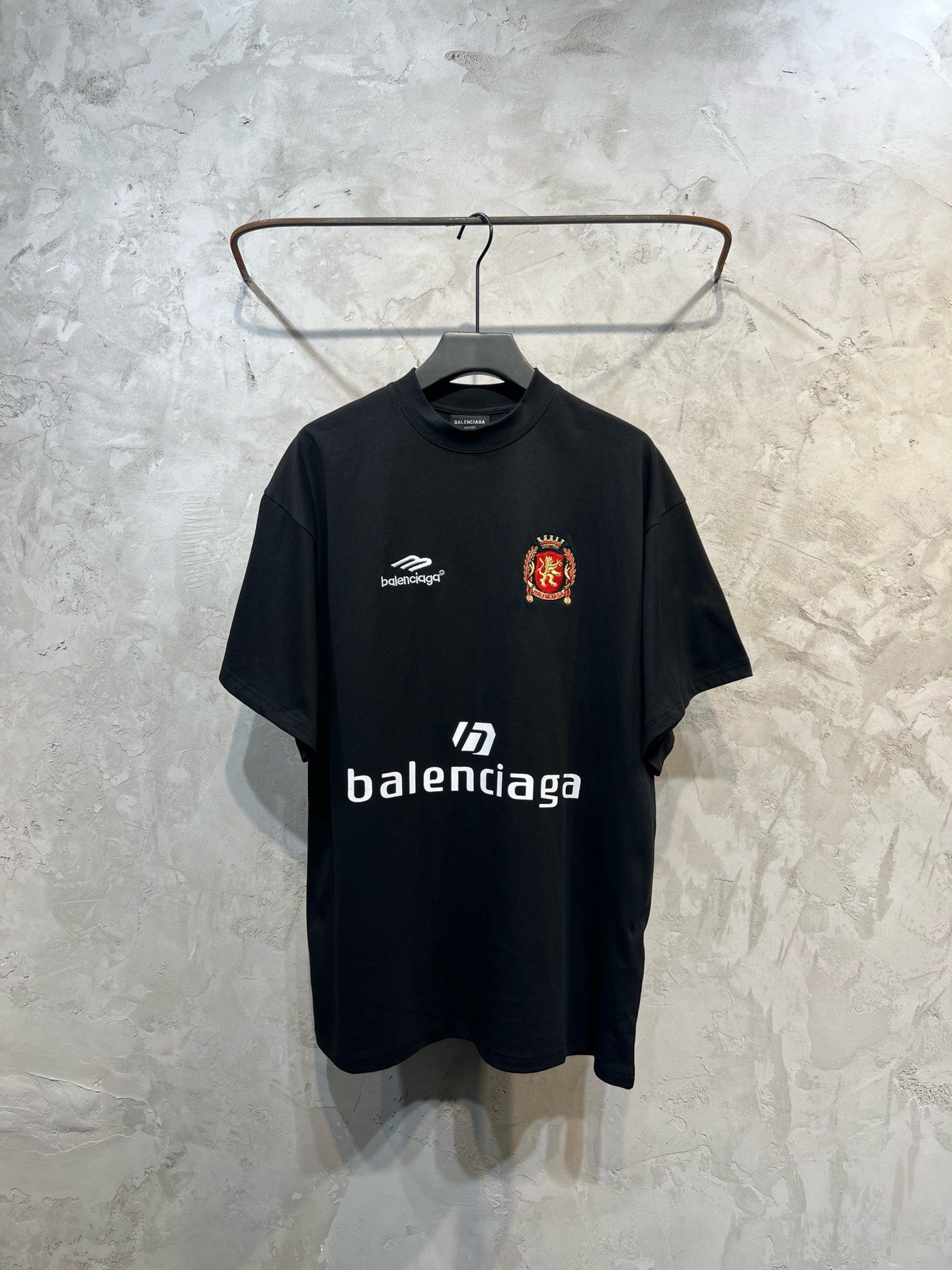 1:1 New embroidery label Manchester United letter short sleeve tshirt