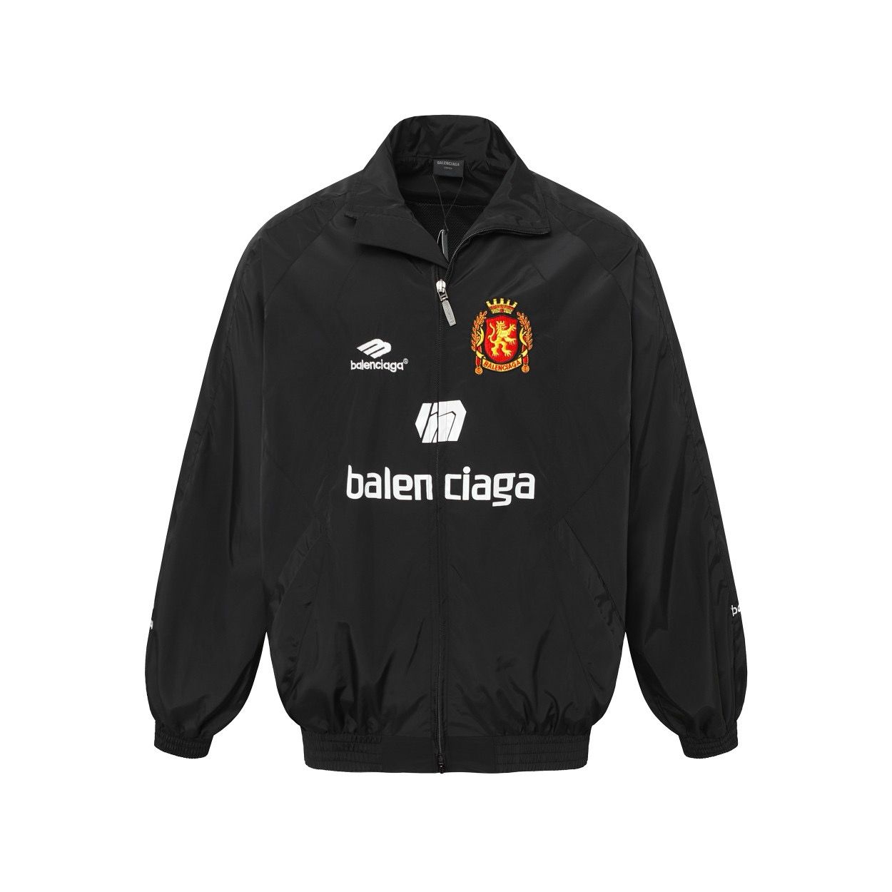 1:1 Sports Tracksuit co-branded Letters LOGO Embroidery + No. 10 jersey print Zipper hardshell jacket