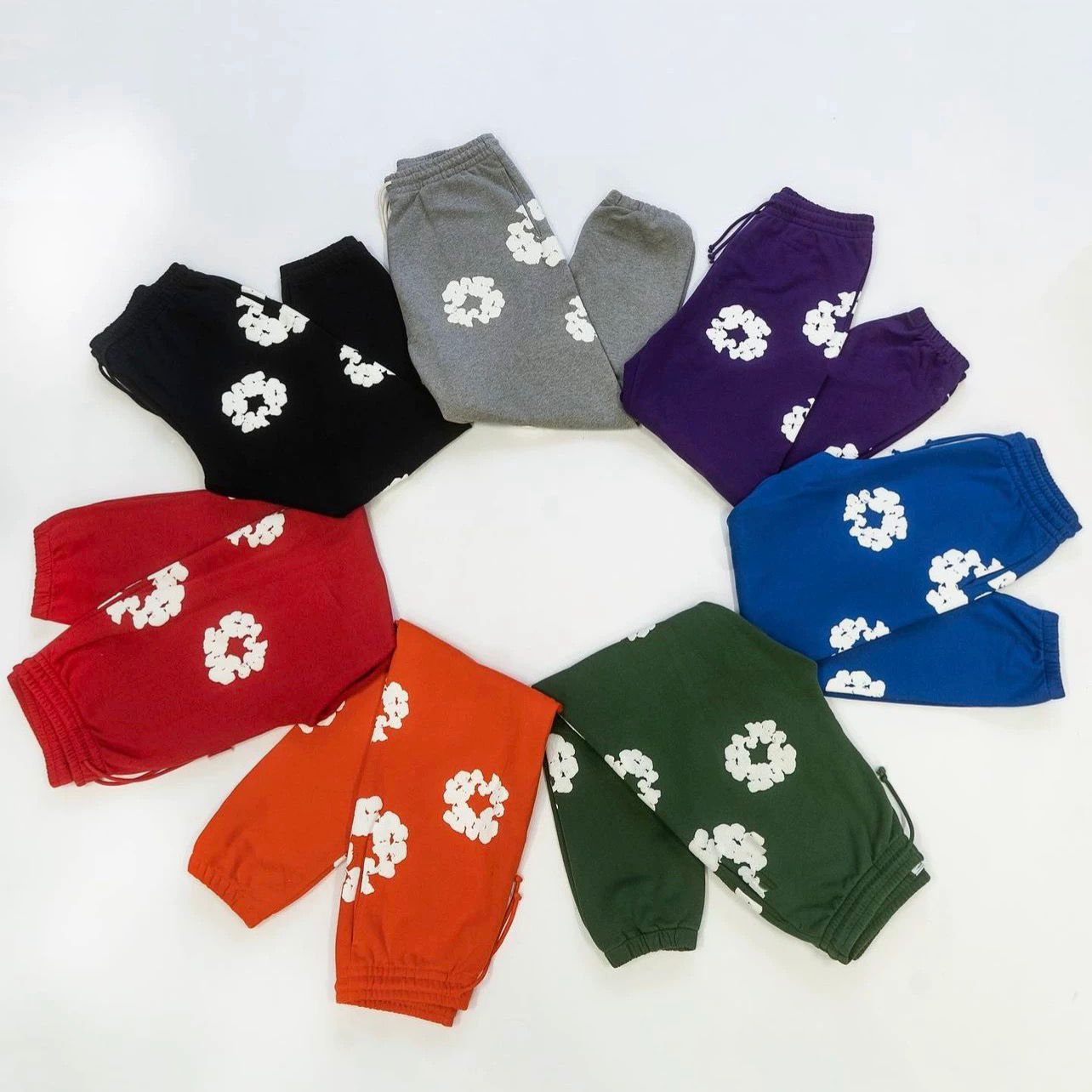 1:1 Top quality thick puff logo pant