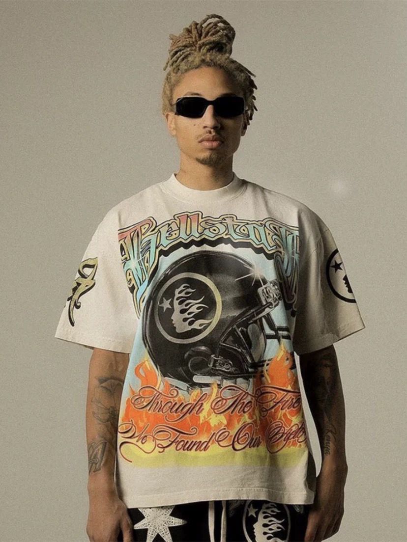 1:1 Top quality new hs with helmet tshirt
