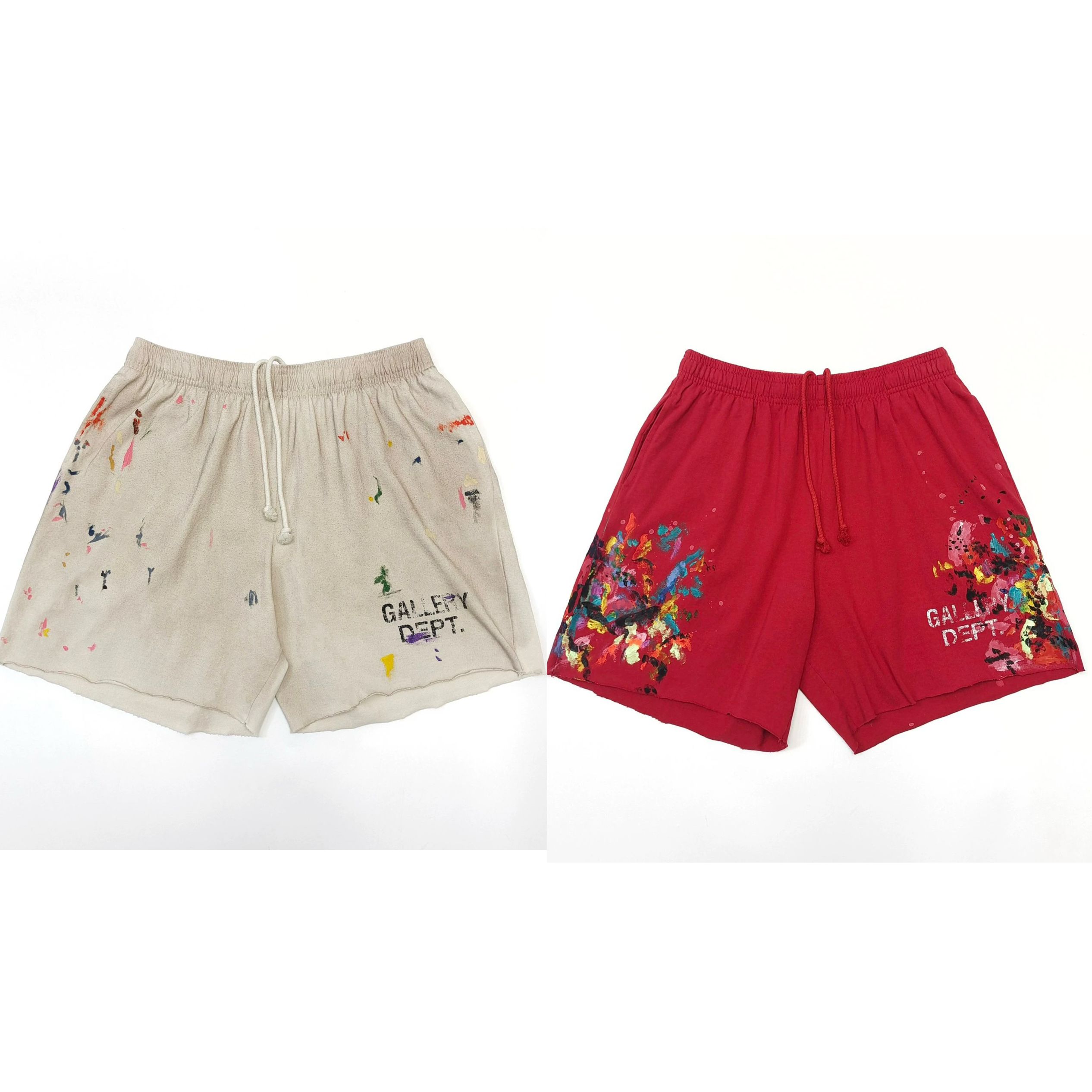 1:1 Top quality washing dirty design graffic short