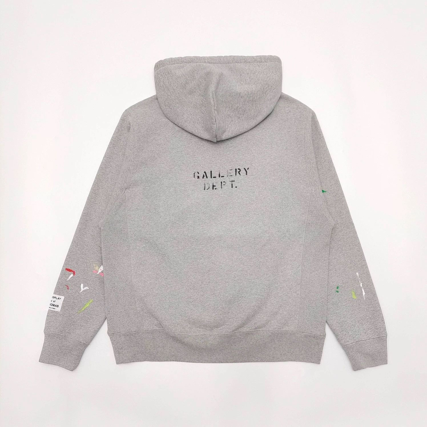 1:1 Hand-painted graffiti basic small letter hoodie vintage wash hoodie
