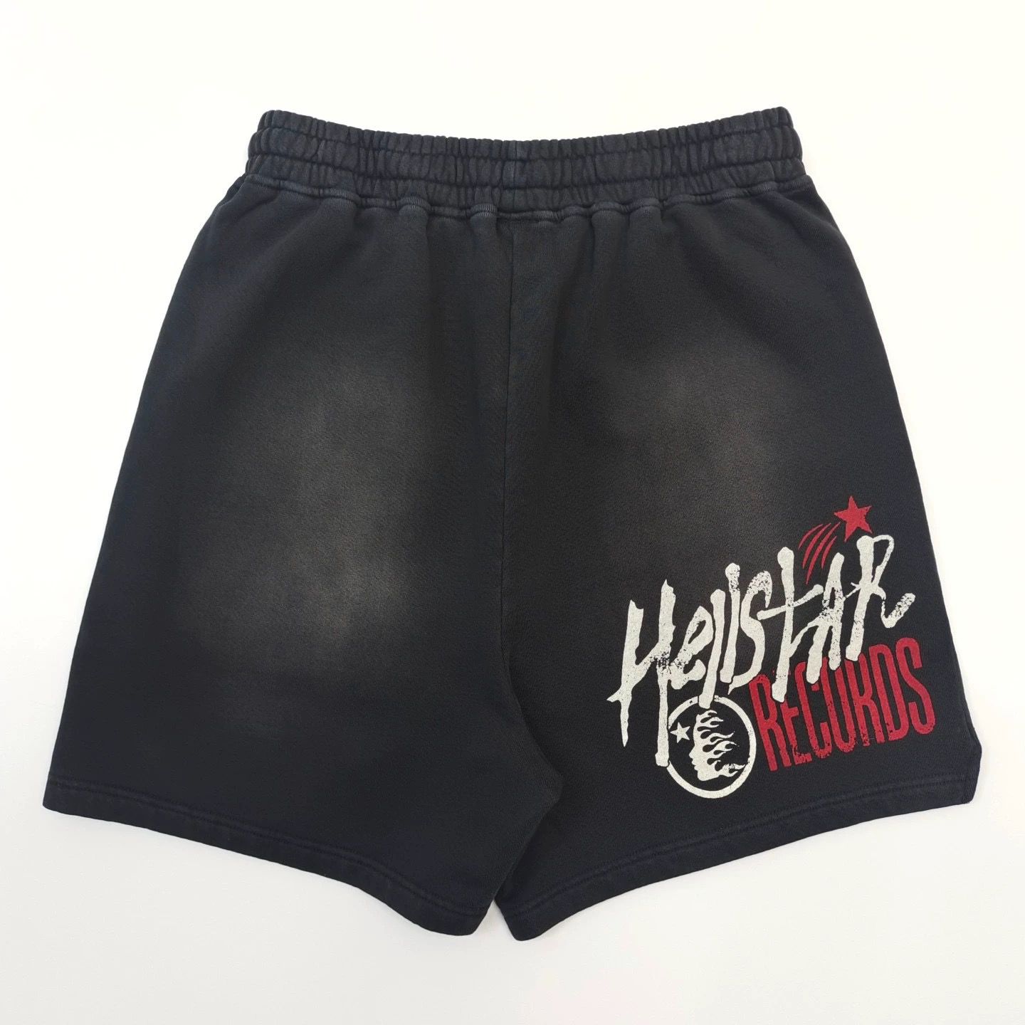 1:1 top quality washing grey with graffic printing short
